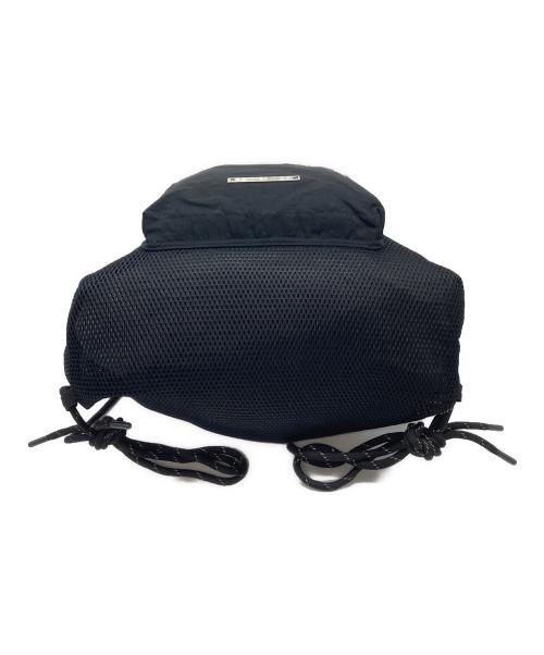 Matin Kim（マーティン・キム）matin kim (マーティン・キム) メッシュナップサック　メッシュリュック ブラック サイズ:実寸参照の古着・服飾アイテム