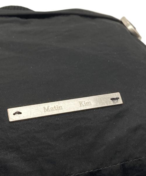 Matin Kim（マーティン・キム）matin kim (マーティン・キム) メッシュナップサック　メッシュリュック ブラック サイズ:実寸参照の古着・服飾アイテム