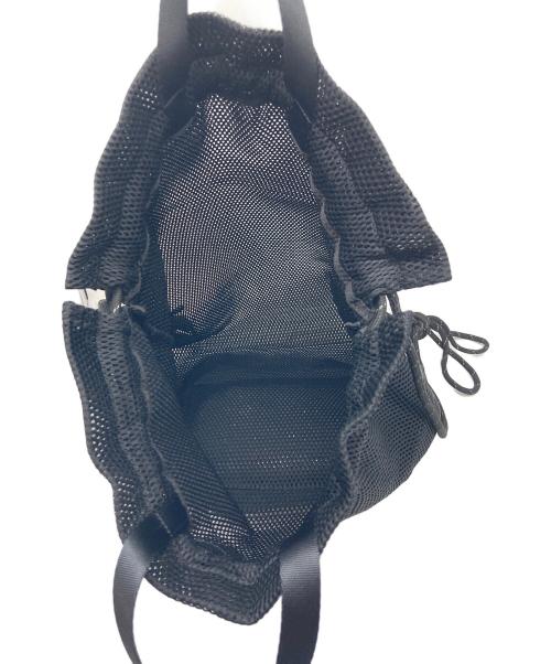 Matin Kim（マーティン・キム）matin kim (マーティン・キム) メッシュナップサック　メッシュリュック ブラック サイズ:実寸参照の古着・服飾アイテム