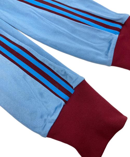 adidas（アディダス）adidas (アディダス) 【古着】West Ham United Football Club ゲームシャツ　70年代　80年代　70'ｓ‐80'ｓ ボルドー×ブルー サイズ:実寸参照の古着・服飾アイテム