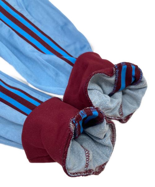 adidas（アディダス）adidas (アディダス) 【古着】West Ham United Football Club ゲームシャツ　70年代　80年代　70'ｓ‐80'ｓ ボルドー×ブルー サイズ:実寸参照の古着・服飾アイテム