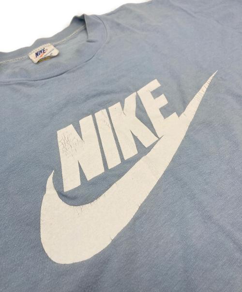 NIKE（ナイキ）NIKE (ナイキ) 【古着】70'ｓ‐80'ｓ ロゴＴシャツ　70年代　80年代　シングルステッチ ブルー サイズ:38−40の古着・服飾アイテム