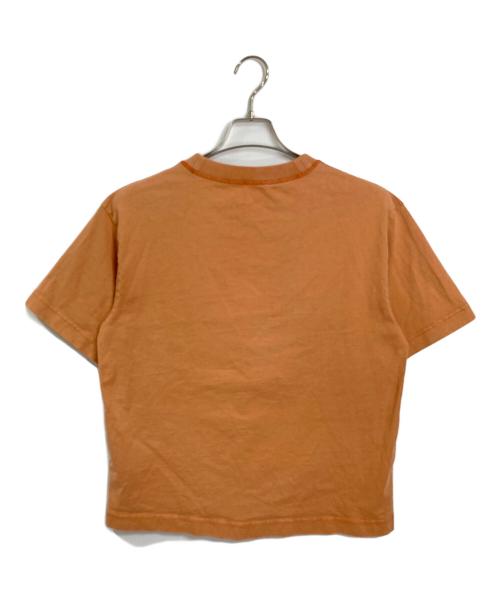 Acne studios（アクネ ストゥディオズ）Acne studios (アクネ ストゥディオス) ロゴＴシャツ　半袖カットソー オレンジ サイズ:XSの古着・服飾アイテム
