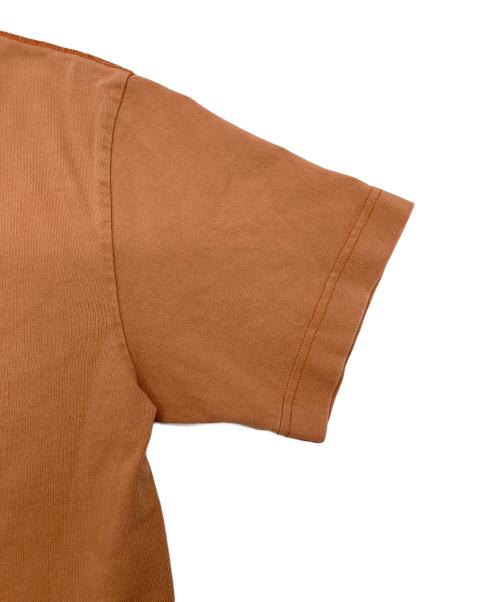 Acne studios（アクネ ストゥディオズ）Acne studios (アクネ ストゥディオス) ロゴＴシャツ　半袖カットソー オレンジ サイズ:XSの古着・服飾アイテム