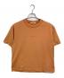 Acne studios（アクネ ストゥディオス）の古着「ロゴＴシャツ　半袖カットソー」｜オレンジ