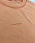 中古・古着 Acne studios (アクネ ストゥディオス) ロゴＴシャツ　半袖カットソー オレンジ サイズ:XS：7000円