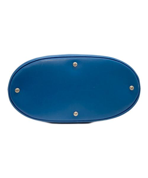 SOMES SADDLE（ソメスサドル）Somes Saddle (ソメスサドル) ショルダーバッグ　トートバッグ　 2WAY ホワイト×ブルー サイズ:実寸参照の古着・服飾アイテム