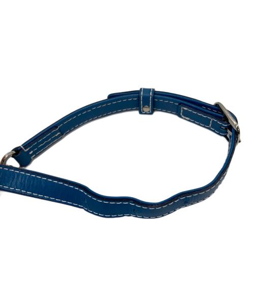 SOMES SADDLE（ソメスサドル）Somes Saddle (ソメスサドル) ショルダーバッグ　トートバッグ　 2WAY ホワイト×ブルー サイズ:実寸参照の古着・服飾アイテム