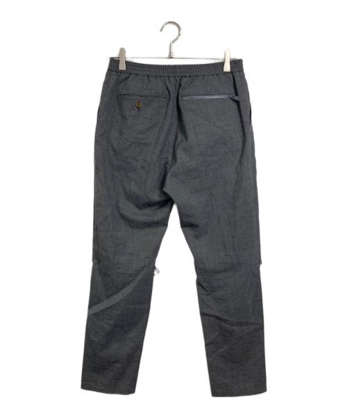 UNDERCOVER（アンダーカバー）UNDERCOVER (アンダーカバー) 18SSヒザ破れウールスラックス グレー サイズ:1の古着・服飾アイテム
