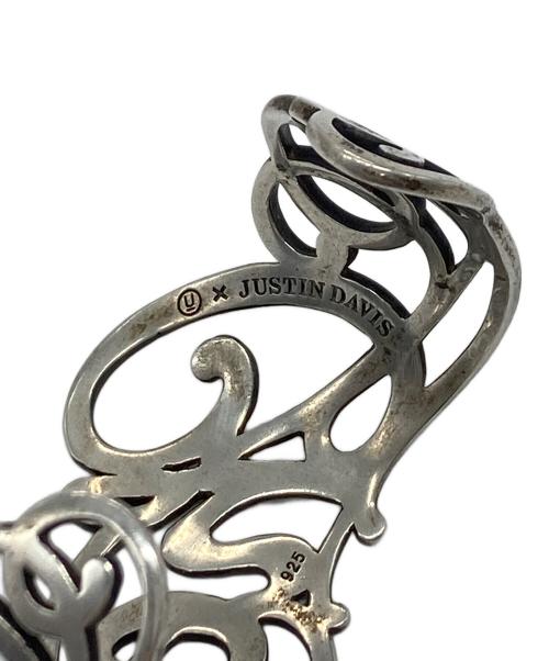 JUSTIN DAVIS（ジャスティンデイビス）JUSTIN DAVIS (ジャスティンデイビス) UNDERCOVER (アンダーカバー) バングル　シルバー925 シルバー サイズ:実寸参照の古着・服飾アイテム