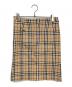 BURBERRY LONDON (バーバリーロンドン) ノバチェックミニスカート ベージュ サイズ:38：5000円