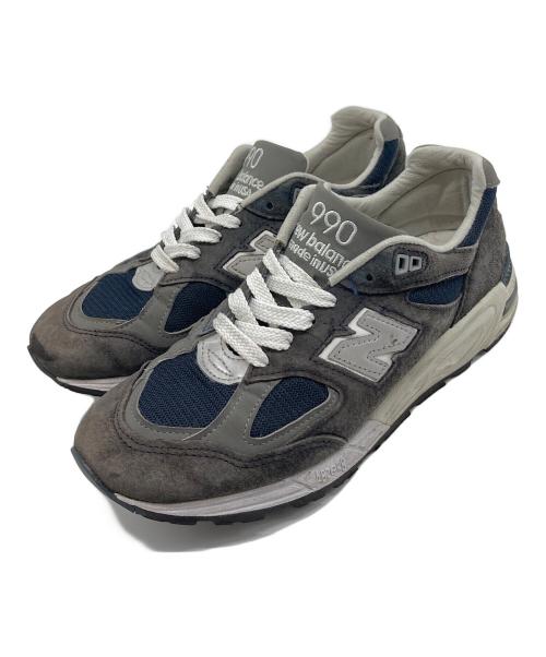 NEW BALANCE（ニューバランス）NEW BALANCE (ニューバランス) ローカットスニーカー グレー サイズ:US8   Dの古着・服飾アイテム