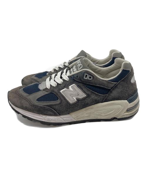 NEW BALANCE（ニューバランス）NEW BALANCE (ニューバランス) ローカットスニーカー グレー サイズ:US8   Dの古着・服飾アイテム