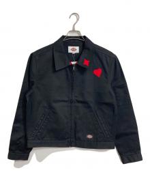 Dickies×長谷川 慎（ディッキーズ）の古着「ジョーカー ワーク ジャケット　アウター　ライトアウター」｜ブラック