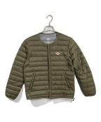DANTONダントン）の古着「インナーダウンジャケット　ダウンジャケット　アウター」｜カーキ