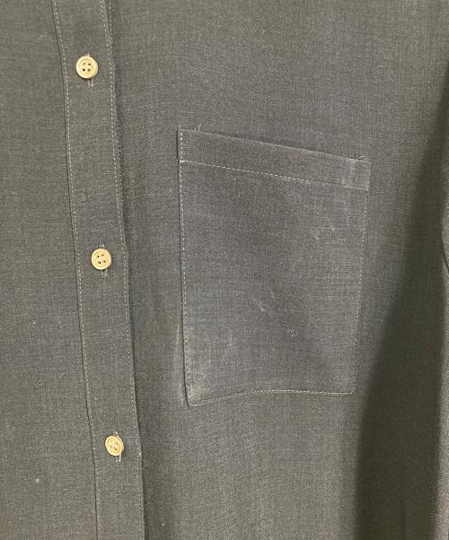 theory luxe（セオリーリュクス）theory luxe (セオリーリュクス) シャツワンピース　ロングワンピース　マキシワンピース　日本製 ネイビー サイズ:38の古着・服飾アイテム
