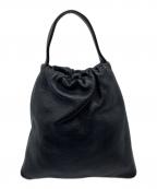 TODAYFULトゥデイフル）の古着「レザースクエアバッグ　ハンドバッグ　レザーバッグ」｜ブラック