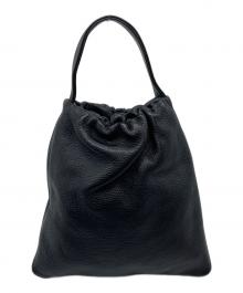 TODAYFUL（トゥデイフル）の古着「レザースクエアバッグ　ハンドバッグ　レザーバッグ」｜ブラック