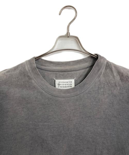 Maison Margiela（メゾンマルジェラ）Maison Margiela (メゾンマルジェラ) ガーメントダイＴシャツ　半袖カットソー　Tシャツ　Tee   イタリア製 グレー サイズ:46の古着・服飾アイテム