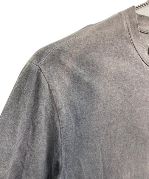 Maison Margiela（メゾンマルジェラ）Maison Margiela (メゾンマルジェラ) ガーメントダイＴシャツ　半袖カットソー　Tシャツ　Tee   イタリア製 グレー サイズ:46の古着・服飾アイテム