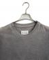 Maison Margiela (メゾンマルジェラ) ガーメントダイＴシャツ　半袖カットソー　Tシャツ　Tee   イタリア製 グレー サイズ:46：15000円