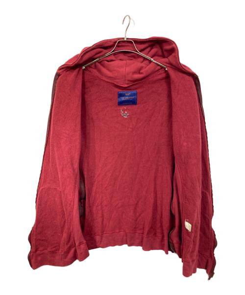 UNDERCOVER（アンダーカバー）UNDERCOVER (アンダーカバー) ロングパーカー　フーディ　ダブルジップ　サイドジップ　日本製 レッド サイズ:3の古着・服飾アイテム