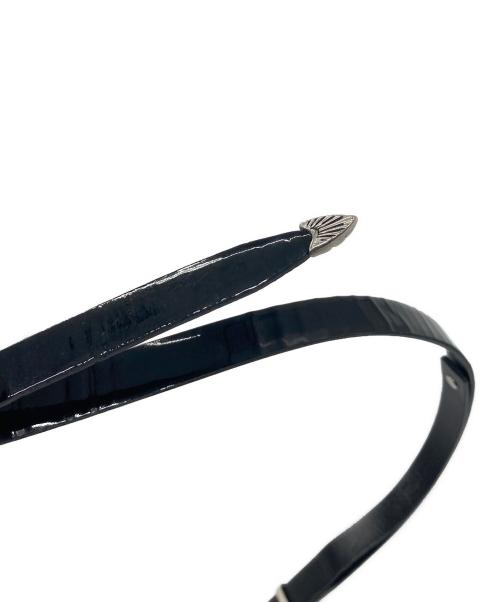 TOGA PULLA（トーガ プルラ）TOGA PULLA (トーガ プルラ) ダブルバックルコンチョベルト ブラック サイズ:実寸参照の古着・服飾アイテム