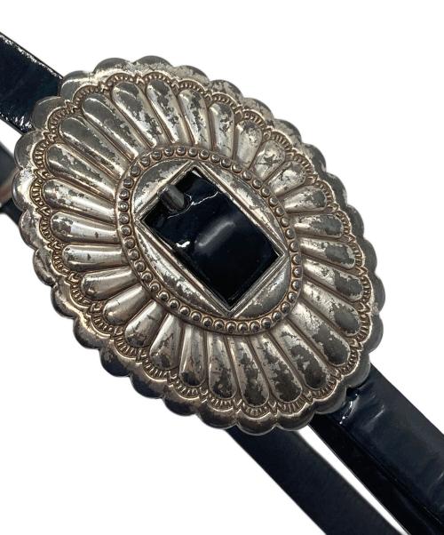 TOGA PULLA（トーガ プルラ）TOGA PULLA (トーガ プルラ) ダブルバックルコンチョベルト ブラック サイズ:実寸参照の古着・服飾アイテム