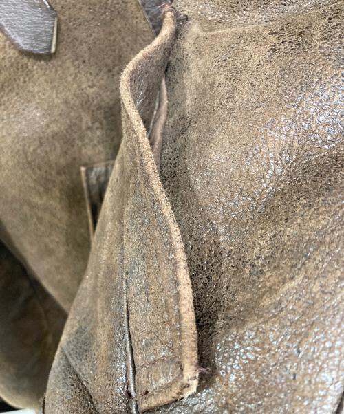 Schott（ショット）Schott (ショット) B-3 ムートンフライトジャケット　アウター　USA製 ブラウン サイズ:36の古着・服飾アイテム