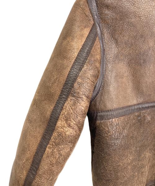 Schott（ショット）Schott (ショット) B-3 ムートンフライトジャケット　アウター　USA製 ブラウン サイズ:36の古着・服飾アイテム
