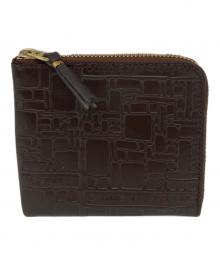 COMME des GARCONS（コムデギャルソン）の古着「エンボルロゴコインケース　ミニ財布」｜ブラウン