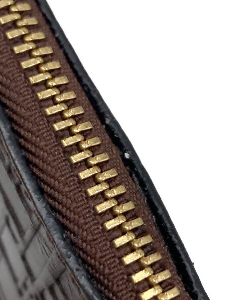 COMME des GARCONS（コムデギャルソン）COMME des GARCONS (コムデギャルソン) エンボルロゴコインケース　ミニ財布 ブラウン サイズ:実寸参照の古着・服飾アイテム