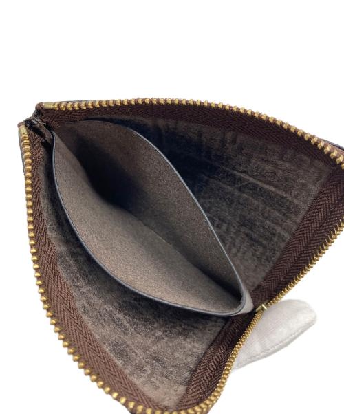 COMME des GARCONS（コムデギャルソン）COMME des GARCONS (コムデギャルソン) エンボルロゴコインケース　ミニ財布 ブラウン サイズ:実寸参照の古着・服飾アイテム