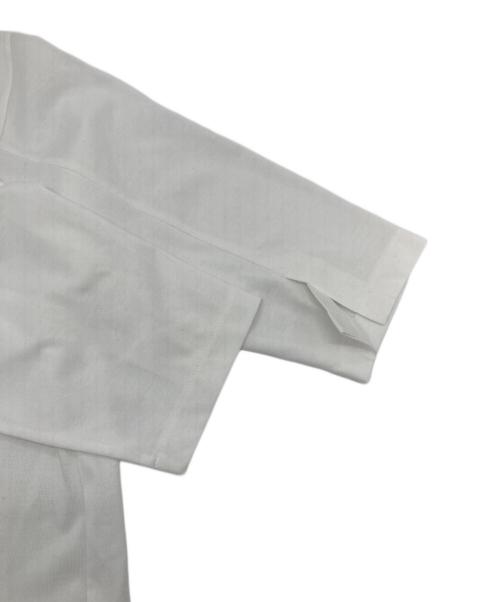 PICONE（ピッコーネ）PICONE (ピッコーネ) フロッキーロゴ七分袖プルオーバー ホワイト サイズ:38 未使用品の古着・服飾アイテム