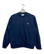 LACOSTEラコステ）の古着「エッセンシャルクルーネックスウェット　パイル」｜ネイビー