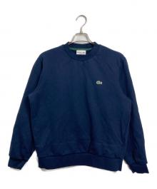 LACOSTE（ラコステ）の古着「エッセンシャルクルーネックスウェット　パイル」｜ネイビー
