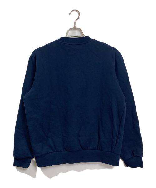 LACOSTE（ラコステ）LACOSTE (ラコステ) エッセンシャルクルーネックスウェット　パイル ネイビー サイズ:Lの古着・服飾アイテム
