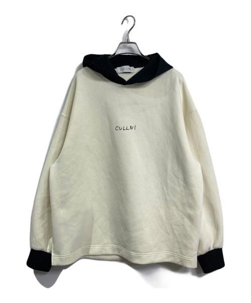CULLNI（クルニ）CULLNI (クルニ) STUDIOUS (ステュディオス) DJ松永 コラボ 別注 SIGN HOODY ホワイト×ブラック サイズ:2の古着・服飾アイテム