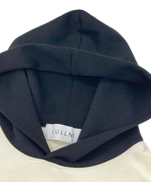 CULLNI（クルニ）CULLNI (クルニ) STUDIOUS (ステュディオス) DJ松永 コラボ 別注 SIGN HOODY ホワイト×ブラック サイズ:2の古着・服飾アイテム