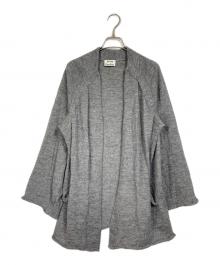 Acne studios（アクネ ストゥディオズ）の古着「ウールアルパカカーデ　イタリア」｜グレー