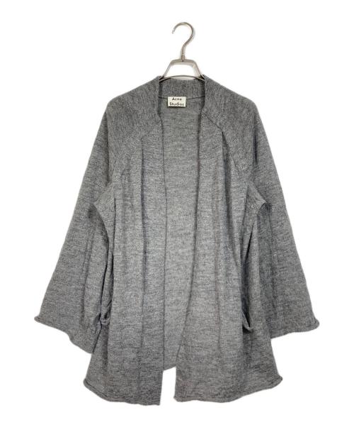 Acne studios（アクネ ストゥディオズ）Acne studios (アクネ ストゥディオズ) ウールアルパカカーデ　イタリア グレー サイズ:XXSの古着・服飾アイテム