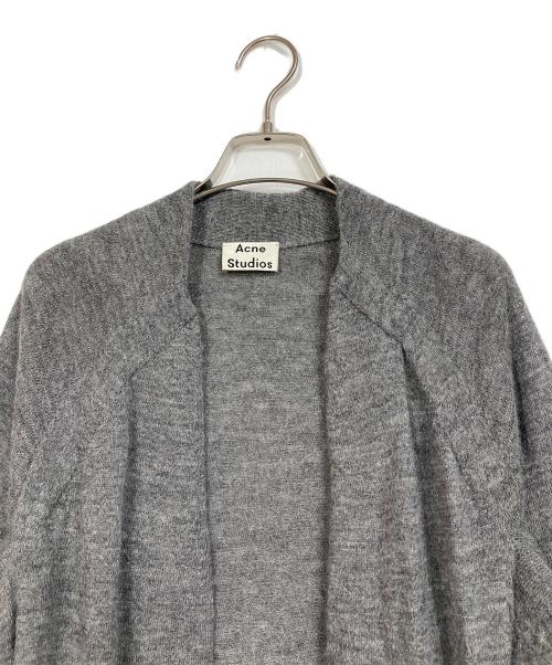 Acne studios（アクネ ストゥディオズ）Acne studios (アクネ ストゥディオズ) ウールアルパカカーデ　イタリア グレー サイズ:XXSの古着・服飾アイテム
