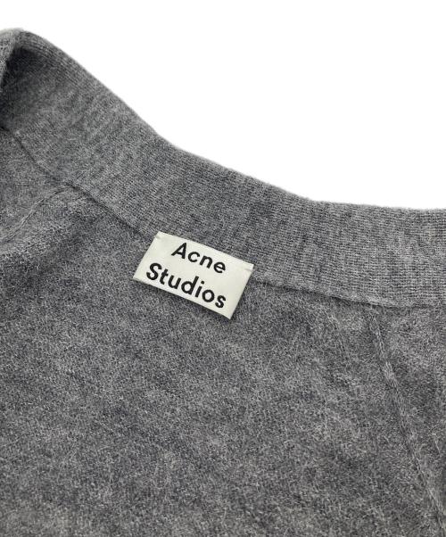 Acne studios（アクネ ストゥディオズ）Acne studios (アクネ ストゥディオズ) ウールアルパカカーデ　イタリア グレー サイズ:XXSの古着・服飾アイテム