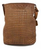 WRENレン）の古着「ボックスショルダーバッグ」｜ブラウン