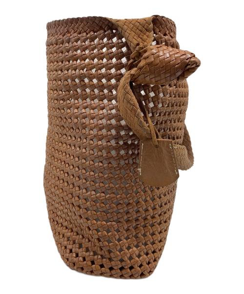 WREN（レン）WREN (レン) ボックスショルダーバッグ ブラウンの古着・服飾アイテム