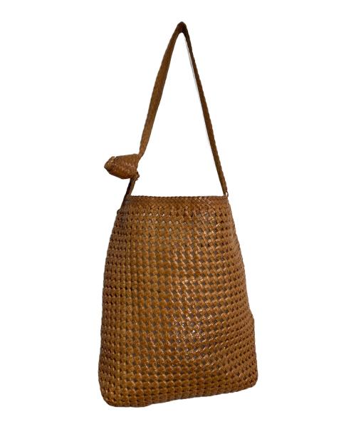 WREN（レン）WREN (レン) ボックスショルダーバッグ ブラウンの古着・服飾アイテム