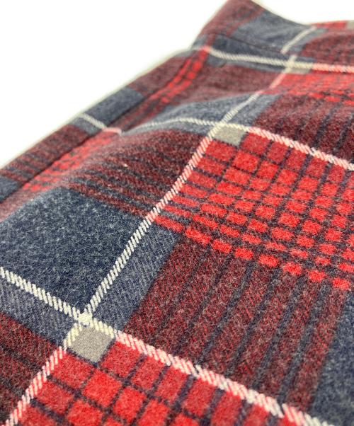 UNDERCOVER（アンダーカバー）UNDERCOVER (アンダーカバー) コットンチェックパンツ　コットンパンツ レッド×ネイビー サイズ:1 未使用品の古着・服飾アイテム