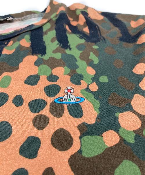 Vivienne Westwood（ヴィヴィアンウエストウッド）Vivienne Westwood (ヴィヴィアンウエストウッド) プリントTシャツ　コットンTシャツ ブラウン サイズ:XSの古着・服飾アイテム