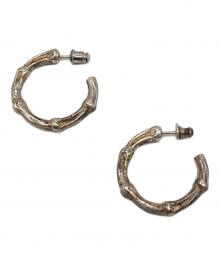 TIFFANY & Co.（ティファニー アンド コー）の古着「バンブーフープピアス　　シルバー925」｜シルバー