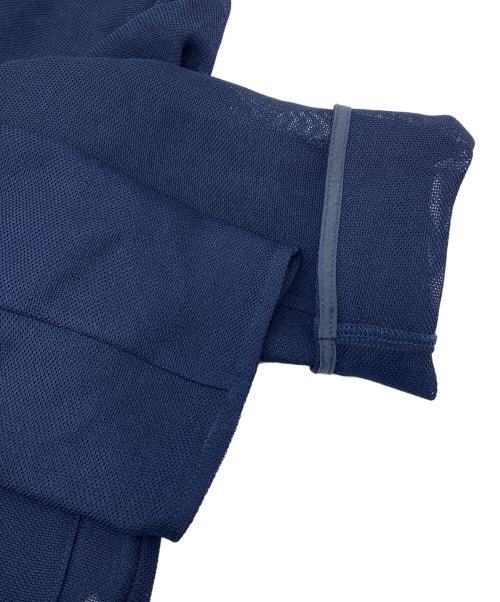 CYAN TOKYO（シアン トーキョー）CYAN TOKYO (シアン トーキョー) ノーカラージャケット　ネットジャケット ネイビー サイズ:FREEの古着・服飾アイテム